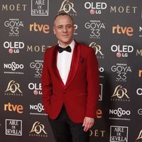 Javier Gutiérrez en la alfombra roja de los Premios Goya 2019