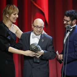 Jesús Vidal recibe su premio en los Goya 2019