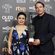 Nicolas Celis y Gabriela Rodriguez con su estatuilla en los Premios Goya 2019