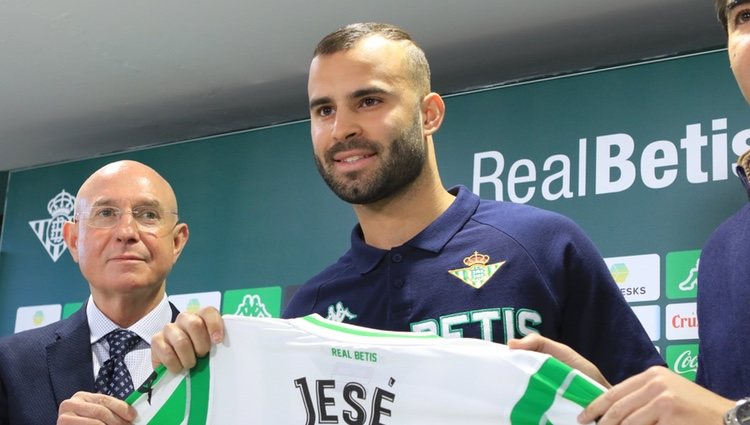 Jesé Rodríguez presentado como nuevo jugador del Betis