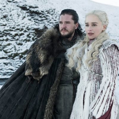 Jon Snow y Daenerys Targaryen en la octava temporada de 'Juego de Tronos'