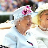 Isabel II y Alexandra de Kent en las carreras de Ascot 2018