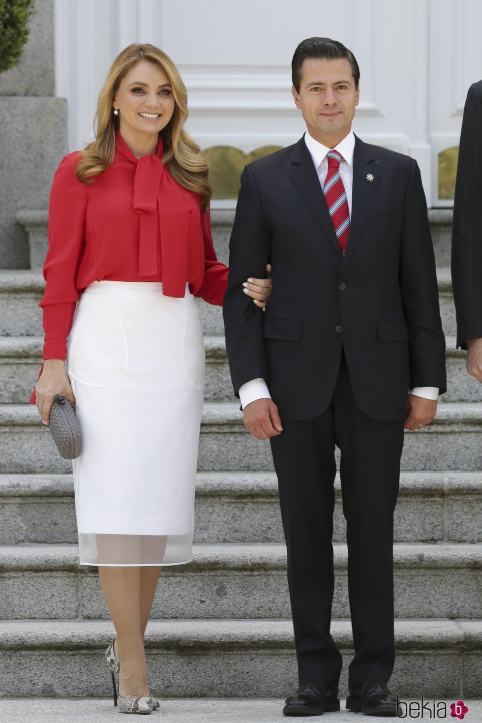 Enrique Peña Nieto y Angélica Rivera en Madrid