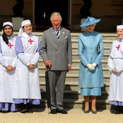 El Príncipe Carlos y Alexandra de Kent en el aniversario de la Cruz Roja