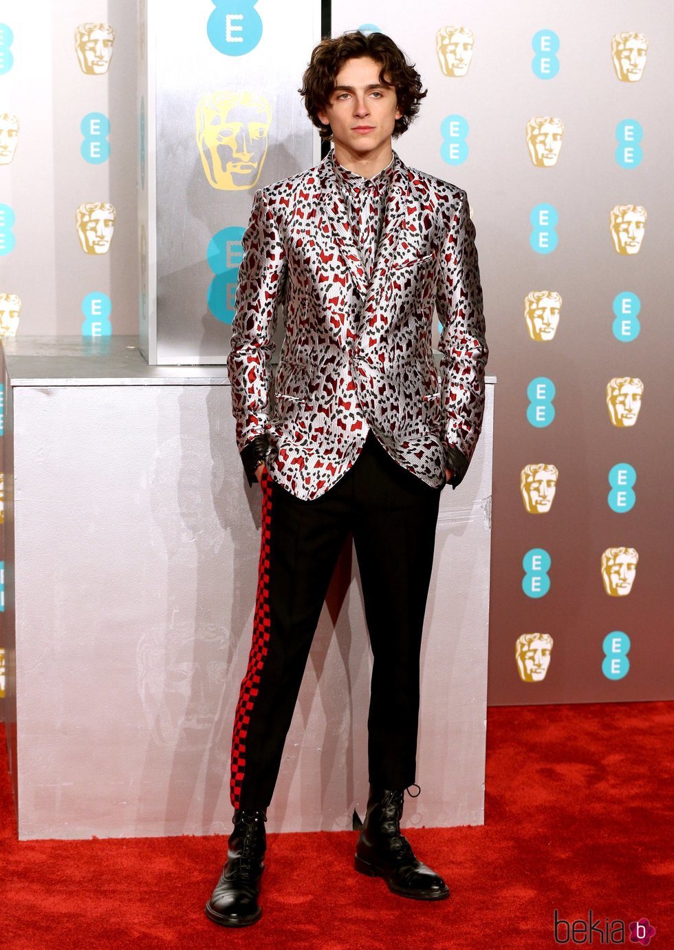 Timothee Chalamet en la alfombra roja de los Premios BAFTA 2019