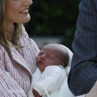 La Infanta Sofía de recién nacida