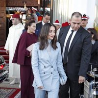 Lalla Oum de Marruecos en la recepción a los Reyes Felipe y Letizia en Rabat