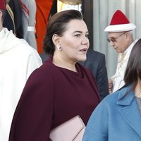 Lalla Hasna de Marruecos en la recepción a los Reyes Felipe y Letizia en Rabat