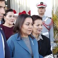 Lalla Asma de Marruecos en la recepción a los Reyes Felipe y Letizia en Rabat