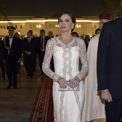 La Reina Letizia en la cena de gala por su Viaje de Estado a Marruecos