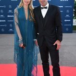 Luis Figo y su mujer Helen Svedin en los Premios Laureus 2019