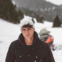 Daniel Illescas en la nieve