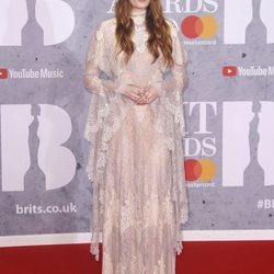 Florence Welch en la alfombra roja de los Brit Awards 2019