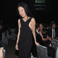 Vera Wang en la presentación del calendario Pirelli 2012