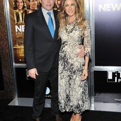 Matthew Broderick y Sarah Jessica Parker en el estreno de 'New Year's Eve' en Nueva York