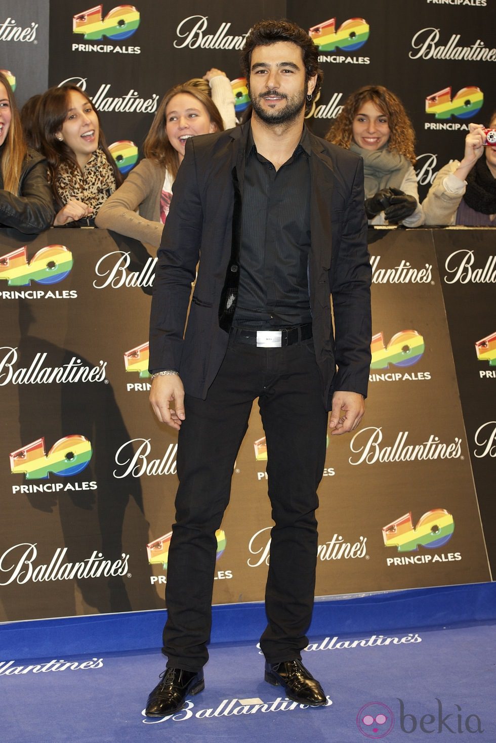 Antonio Velázquez en los Premios 40 Principales 2011