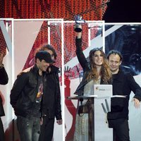 La Oreja de Van Gogh recoge su galardón en los Premios 40 Principales 2011