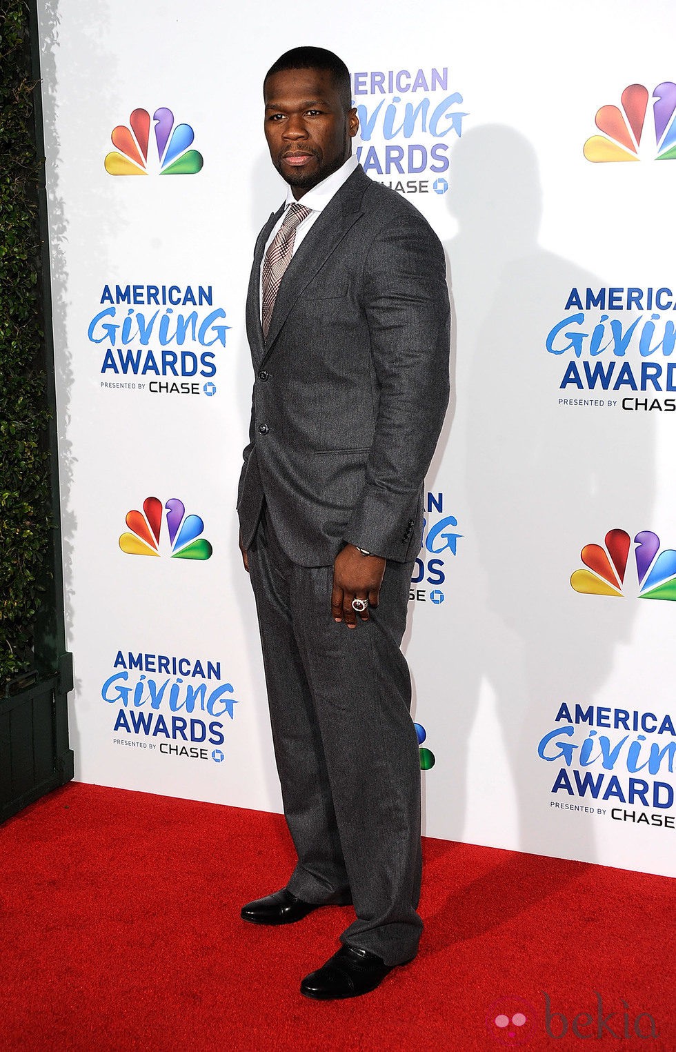 Curtis Jackson en los premios American Giving Awards