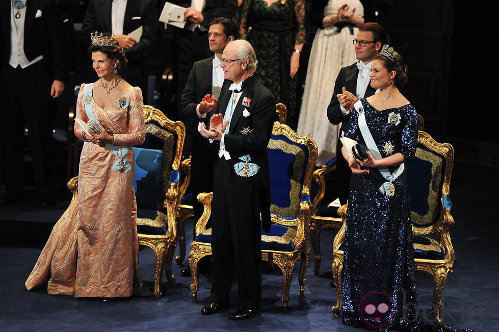 La Familia Real Sueca en la entrega de los Premios Nobel 2011