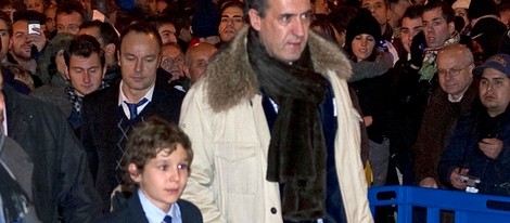 Jaime de Marichalar y Froilán en el partido Madrid-Barça en el Santiago Bernabéu