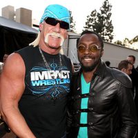 Hulk Hogan y Will.I.Am en los Video Game Awards 2011