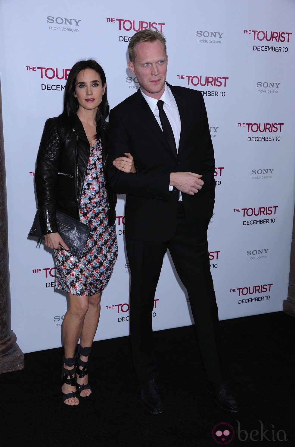 Jennifer Connelly y su marido, Paul Bettany, en la premiere de 'The tourist'
