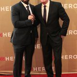 50 Cent y Piers Morgan en la gala CNN Heroes: An All-Star Tribute
