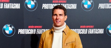 Tom Cruise en el estreno de 'Misión imposible: Protocolo fantasma' en Madrid