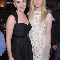 Scarlett Johansson y Elle Fanning en el estreno de 'Un lugar para soñar' en Nueva York