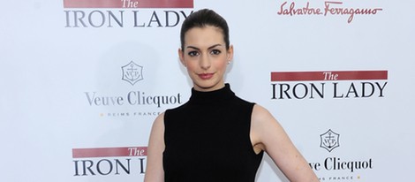 Anne Hathaway en el estreno de 'La dama de hierro' en Nueva York