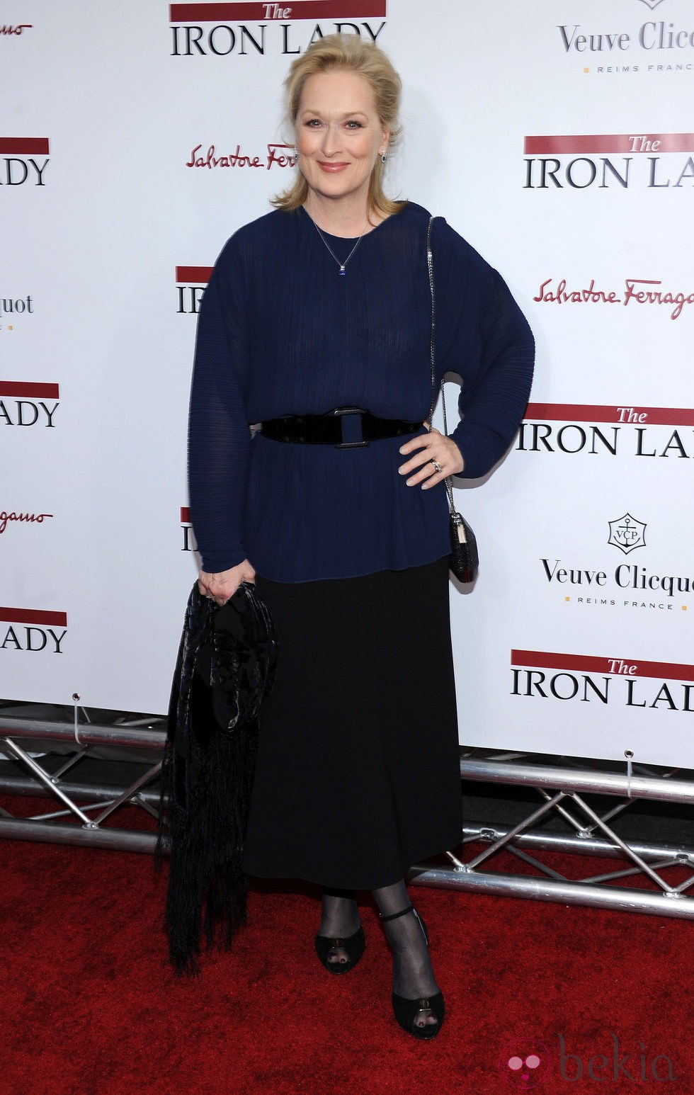 Meryl Streep en el estreno de 'La dama de hierro' en Nueva York