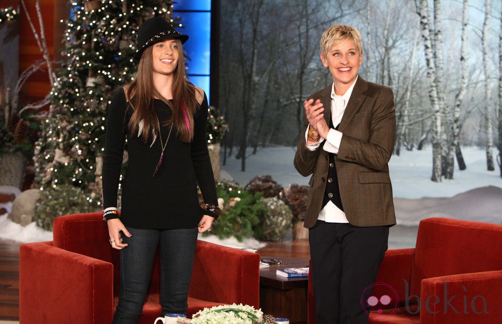 Paris Jackson y Ellen DeGeneres