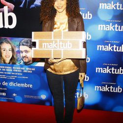 Irene Visedo en el estreno de 'Maktub'