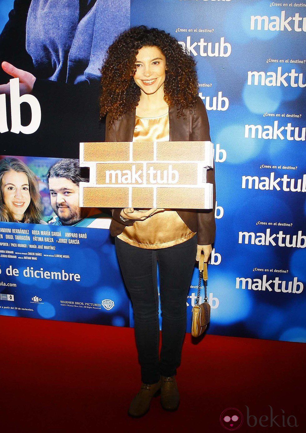 Irene Visedo en el estreno de 'Maktub'