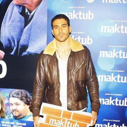 Miguel Ángel Silvestre en el estreno de 'Maktub'