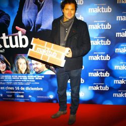 Fernando Andina en el estreno de 'Maktub'