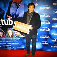 Fernando Andina en el estreno de 'Maktub'