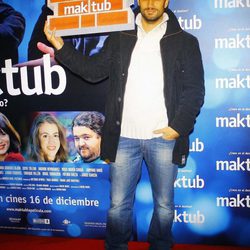 Iker Lastra en el estreno de 'Maktub'