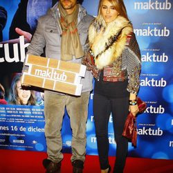 Rafael Medina y Laura Vecino en el estreno de 'Maktub'