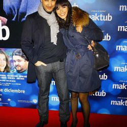 Pedro Larrañaga y Maribel Verdú en el estreno de 'Maktub'
