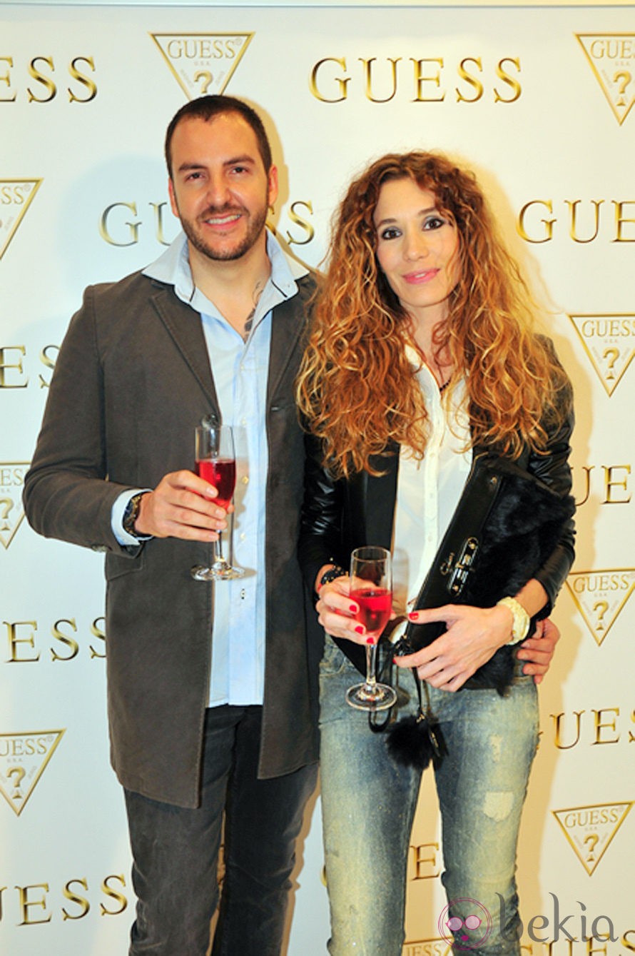 Borja Thyssen y Blanca Cuesta en la inauguración de una tienda Guess