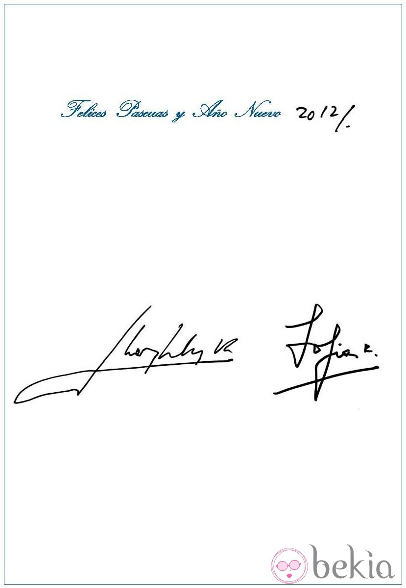 El Rey Juan Carlos y la Reina Sofía felicitan la Navidad 2011