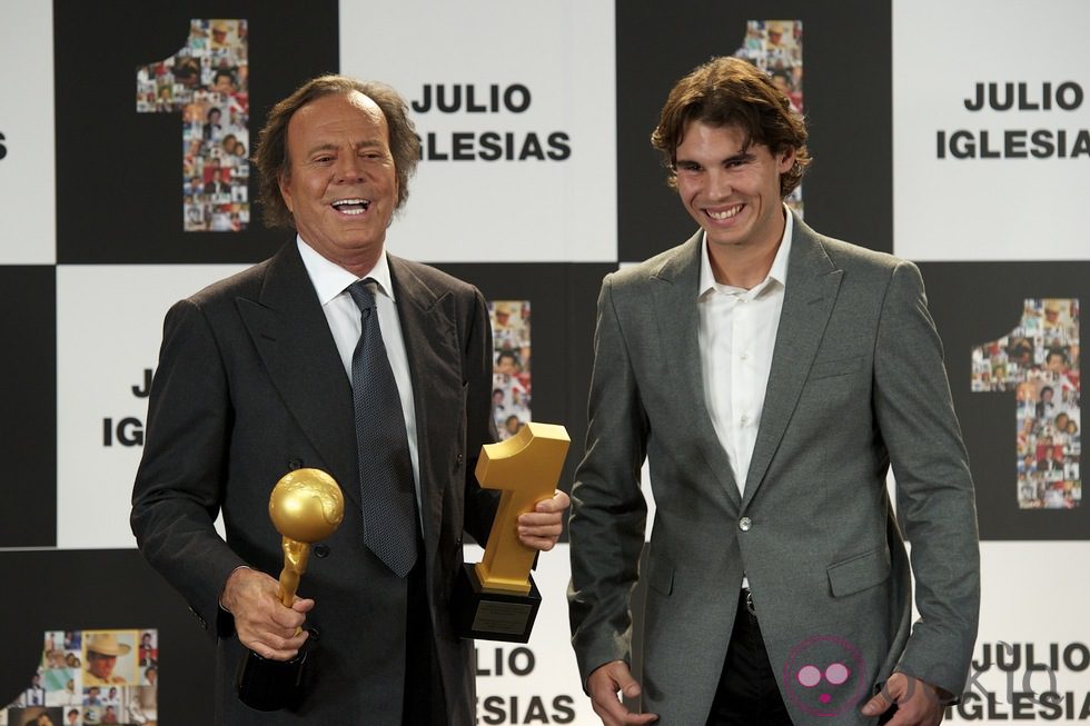 Rafa Nadal y Julio Iglesias