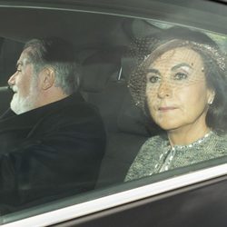 Jaime Mayor Oreja en la boda de José María Aznar Botella y Mónica Abascal