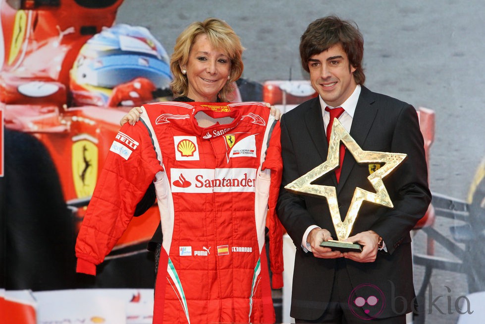 Fernando Alonso y Esperanza Aguirre