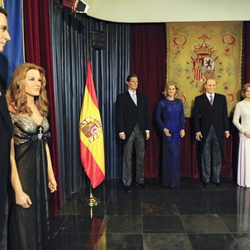 Las figuras de la Familia Real Española en el Museo de Cera de Madrid