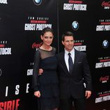 Tom Cruise  y Katie Holmes en el estreno de 'Misión imposible: Protocolo fantasma' en NY