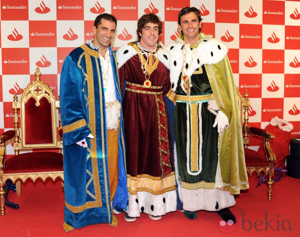 Fernando Alonso, Pedro Martínez de la Rosa y Marc Gené