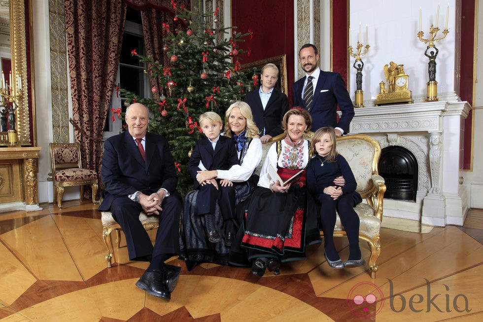 Felicitación de Navidad de la Familia Real Noruega