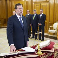 Mariano Rajoy jura como presidente del Gobierno ante los Reyes Juan Carlos y Sofía